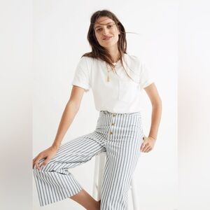 Madewell Emmett Wide-Leg Crop Pants